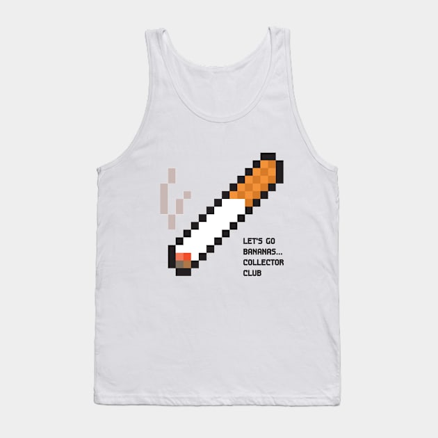 Pixelated Cigarette Tank Top by Let's Go Bananas Collector Club